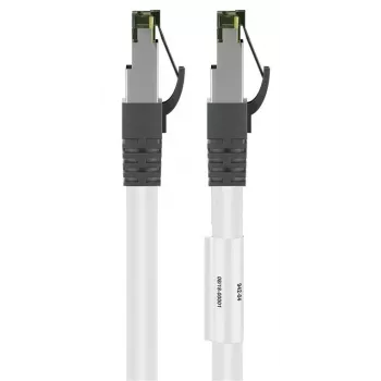DSIT RJ45 Netzwerkkabel S/FTP PiMF CAT 8 Weiß 0,50m