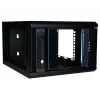 DSIT 4U 10 inch Wandmontage-Schrank mit Sicherheitsglas-Tür, 370x450x264 mm, Schwarz
