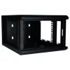 DSIT 4U 10 inch Wandmontage-Schrank mit Sicherheitsglas-Tür, 370x450x264 mm, Schwarz
