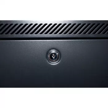 DSIT 15U Wandmontage-Serverschrank mit Metalltür 600x600x770mm Schwarz