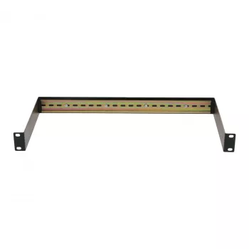 DSIT 1U 19-Zoll Rack-Montage DIN-Schiene Tablett für TS35 Geräte, Stahl, Schwarz