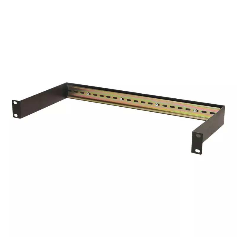 DSIT 1U 19-Zoll Rack-Montage DIN-Schiene Tablett für TS35 Geräte, Stahl, Schwarz