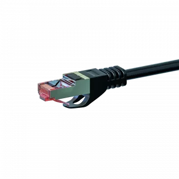 DSIT CAT 6 Netzwerkkabel LSOH - S/FTP - 1 Meter - Schwarz (DC-S60-010)