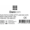 DSIT CAT 6 Netzwerkkabel LSOH - S/FTP - 7,5 m - Pink