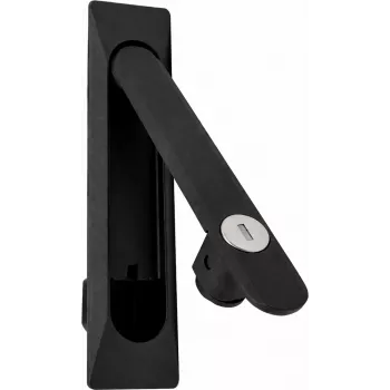 DSIT DS-LOCK-01 Serverschrank-Schloss für 19-Zoll-Racks, verchromt, 2 Schlüssel