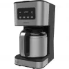 Cecotec Coffee 66 Drop & Thermo Time Filterkaffeemaschine, 1,2 l Thermokanne, 950 W, Edelstahl/Schwarz