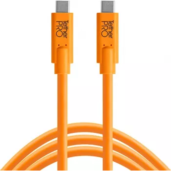 Tether Tools TetherPro USB-C-auf-USB-C-Kabel, 0.9 m, Orange (CUC03-ORG)