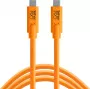 Tether Tools TetherPro USB-C-auf-USB-C-Kabel, 0.9 m, Orange (CUC03-ORG)