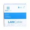 DSIT CAT6 U/UTP 50m flexibles graues CCA-Netzwerkkabel auf Rolle