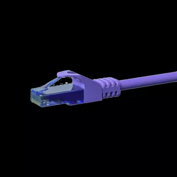 DSIT CAT6a Netzwerkkabel 100% Kupfer - U/UTP - 1,5 m - Violett (DC-U6A8-015)