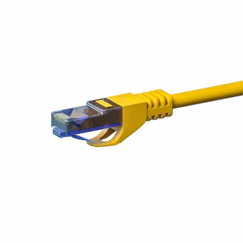 DSIT CAT6a U/UTP 100% Kupfer Patchkabel, 3m, Gelb