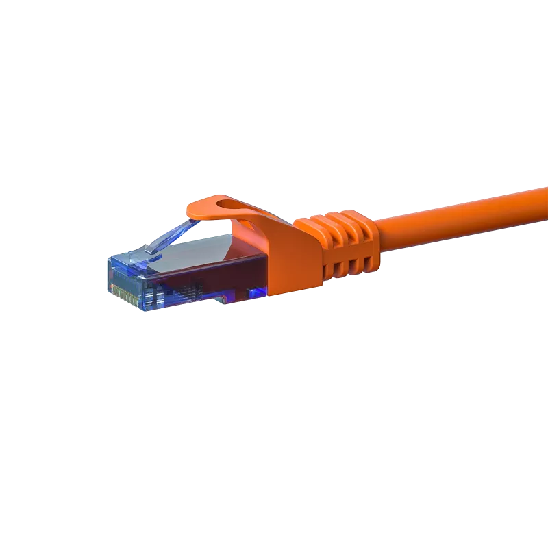 DSIT CAT6a U/UTP 100% Kupfer Patchkabel 15m Orange