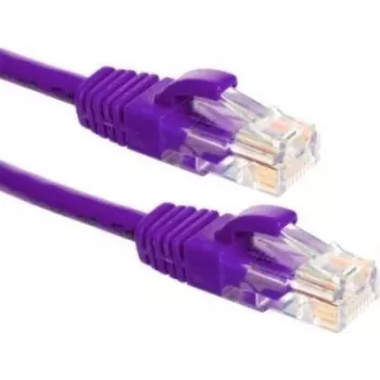 DSIT CAT6a Ethernet-Patchkabel 100% Kupfer - U/UTP - 15 Meter - Violett (DC-U6A8-150)