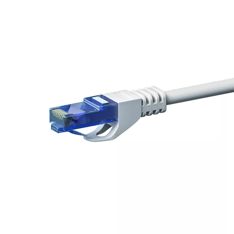 DSIT CAT6a Netzwerkkabel 100% Kupfer - U/UTP - 20 Meter - Weiß (DC-U6A2-200)
