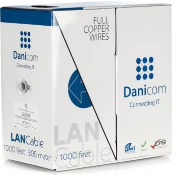 DSIT DANICOM CAT5E UTP 305m Solid Conductor LSZH (Eca) Netzwerkkabel