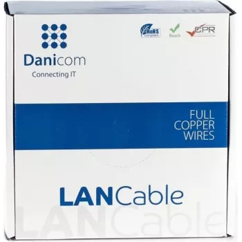 DSIT DANICOM CAT5e UTP Solid Core Netzwerkkabel 100m LSZH Dca auf Rolle
