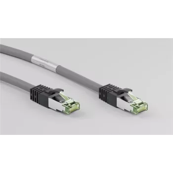 DSIT RJ45 Netzwerkkabel S/FTP PiMF CAT 8 Kabel Grau 1m