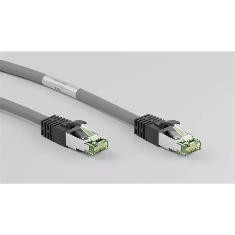 DSIT RJ45 Netzwerkkabel S/FTP PiMF CAT 8 Kabel Grau 1m