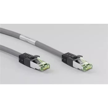 DSIT RJ45 Netzwerkkabel S/FTP PiMF CAT 8 Kabel Grau 0,25 m