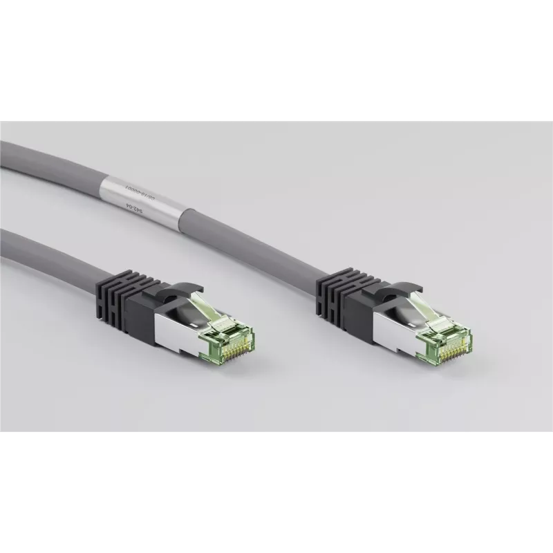DSIT RJ45 Netzwerkkabel S/FTP PiMF CAT 8 Kabel Grau 0,25 m