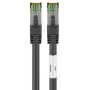 DSIT RJ45 Netzwerkkabel S/FTP PiMF CAT 8 Kabel Schwarz 3m