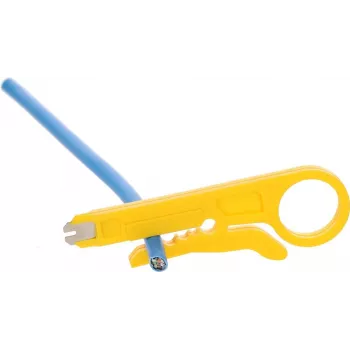 DSIT DC-PINCHER-CUT Automatischer Abisolierzange mit integriertem Kabelschneider, 0.2-6.0 mm² / 24-10 AWG, selbstjustierend, Schwarz/Rot