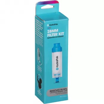 HydraPak 28 mm PNP Inline-Filter - Hohlfaser-Wasserfilter für Flaschen und Trinkblasen