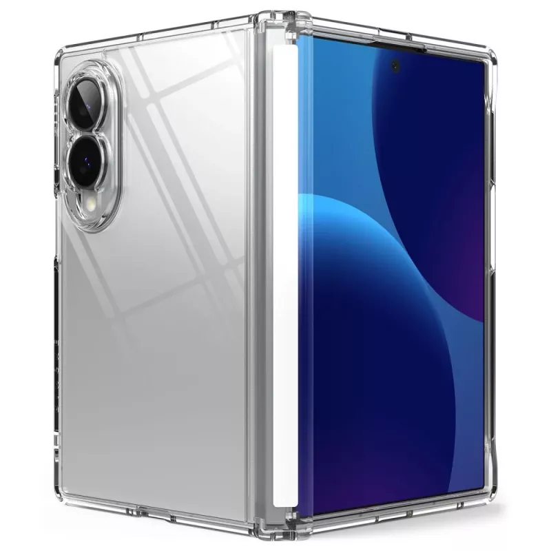 Ringke Fusion Flap Galaxy Z Fold 8 Klares Hybrid-Schutzhülle mit Scharnierschutz