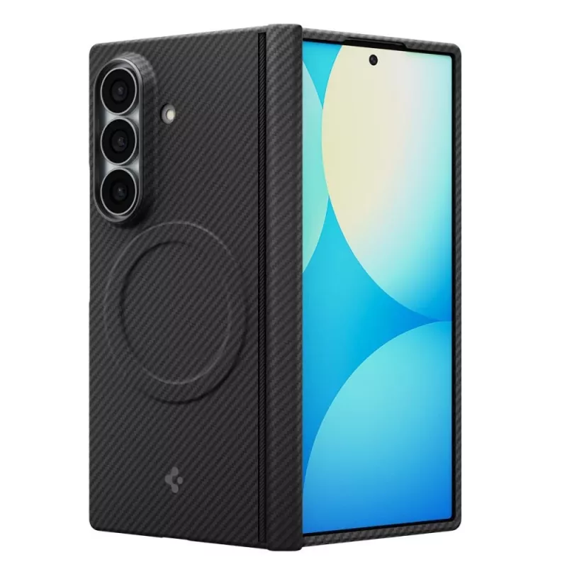 Spigen AirSkin Aramid MagSafe Hülle für Samsung Galaxy Z Fold 8 Ultra - Matt Schwarz
