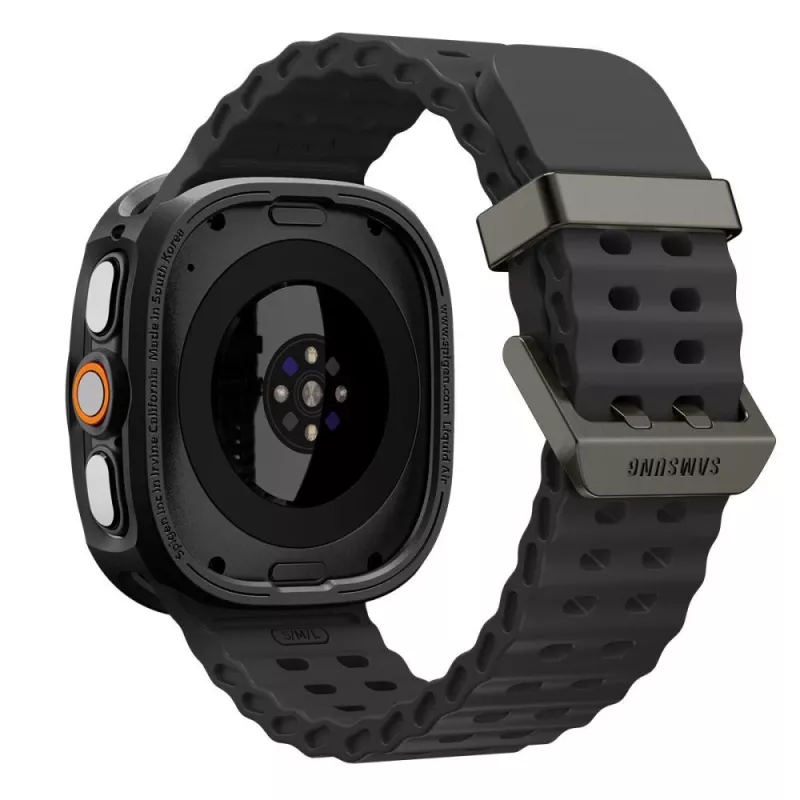 Spigen Liquid Air Hülle für Samsung Galaxy Watch Ultra 2 2026 (47mm) - Matt Schwarz