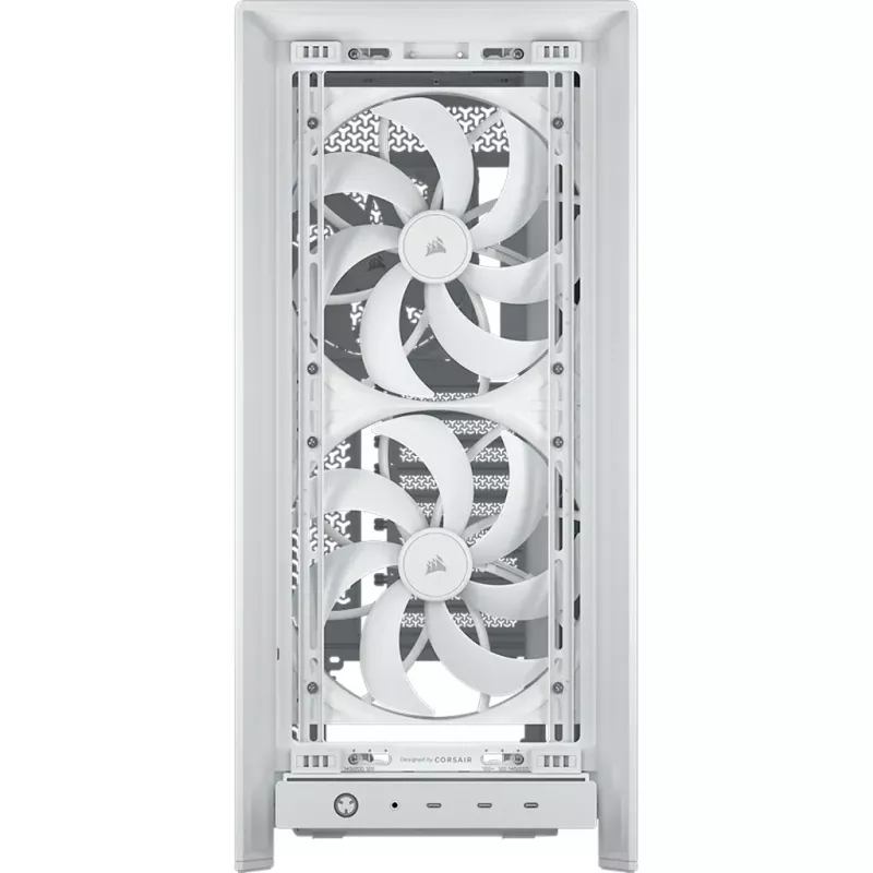 CORSAIR FRAME 5000D WORKSTATION modulares Midi-Tower-PC-Gehäuse, E-ATX, 2x 200 mm + 1x 140 mm Lüfter, weiß (CC-9011331-WW)