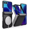 Ringke Onyx Flap Magnetic MagSafe-Hülle für Samsung Galaxy Z Flip 8 - Schwarz