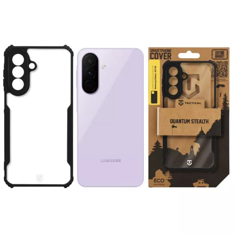 Taktische Rückseitige Abdeckung Quantum Stealth Samsung Galaxy A27 5G Transparent/Schwarz