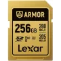 Lexar Professional ARMOR GOLD SDXC UHS-II Speicherkarte, 256 GB, V60 (LSDAMGL256G-RNNNG)