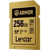 Lexar Professional ARMOR GOLD SDXC UHS-II Speicherkarte, 256 GB, V60 (LSDAMGL256G-RNNNG)