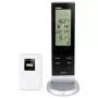 Alecto WS-1150 Funk-Wetterstation mit Außensensor, Schwarz/Silber