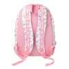 KIDS Wow Holo Holographic Mädchen Schulrucksack Groß A4 Pink mit Bommel - Wow00022