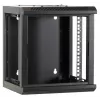 DSIT DS10-3304 10 inch 4U Wandmontage-Serverschrank mit Glastür, 312x310x264 mm, Schwarz