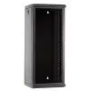 DSIT DS10-3315 15U 10 inch Wandmontage-Serverrack-Schrank mit Glastür, 312x310x752 mm, Schwarz