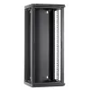DSIT DS10-3315 15U 10 inch Wandmontage-Serverrack-Schrank mit Glastür, 312x310x752 mm, Schwarz
