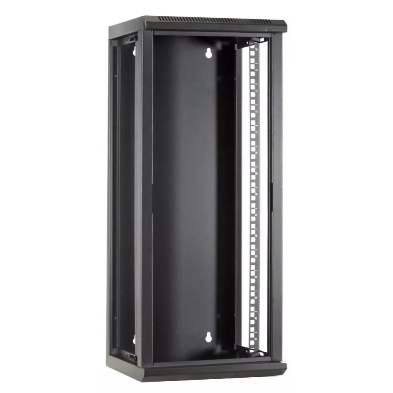 DSIT DS10-3315 15U 10 inch Wandmontage-Serverrack-Schrank mit Glastür, 312x310x752 mm, Schwarz