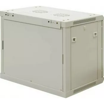 DSIT 9U Wandmontage-Serverschrank mit Glastür, Weiß, 600x450x500 mm