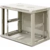 DSIT 9U Wandmontage-Serverschrank mit Glastür, Weiß, 600x450x500 mm