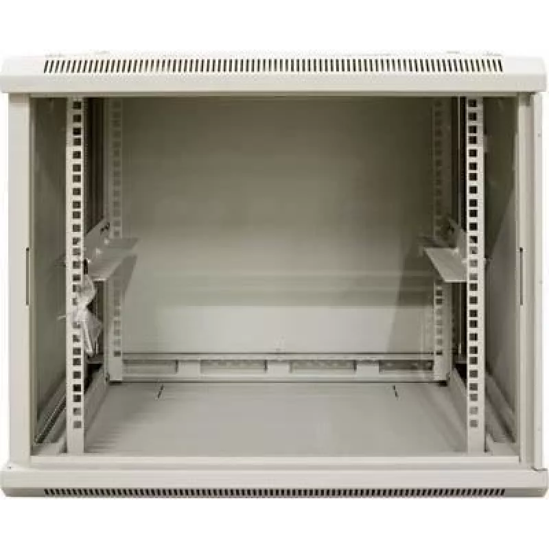 DSIT 9U Wandmontage-Serverschrank mit Glastür, Weiß, 600x450x500 mm