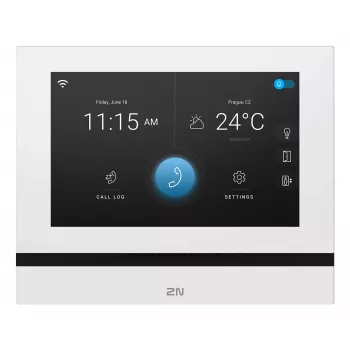 2N Indoor View Wi-Fi 7 inch Touchscreen Innenstation, Weiß
