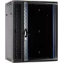 DSIT DS6415 15U Wandmontage-Serverschrank mit Glastür, 600x450x770 mm, Schwarz