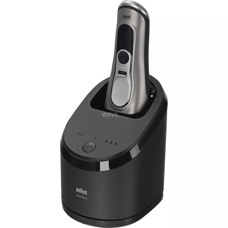 Braun Series 9 PRO+ 9665cc Elektrorasierer mit SmartCare Center, Graphit/Silber
