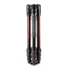 Manfrotto MKBFRTA4RD-BH Befree 4-Section Aluminium Reisestativ mit Kugelkopf, Rot