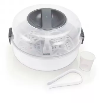 Alecto BW-04 Mikrowellen-Flaschensterilisator Weiß