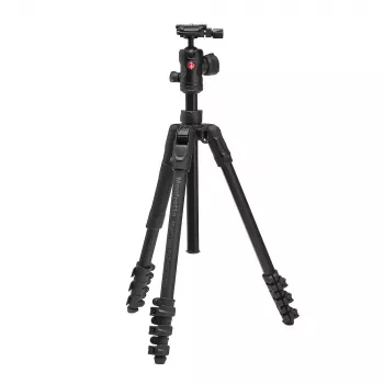 Manfrotto Befree 4-Sektionen Aluminium-Stativ mit 494 Kugelkopf (MKBFRLA4FB-BH)